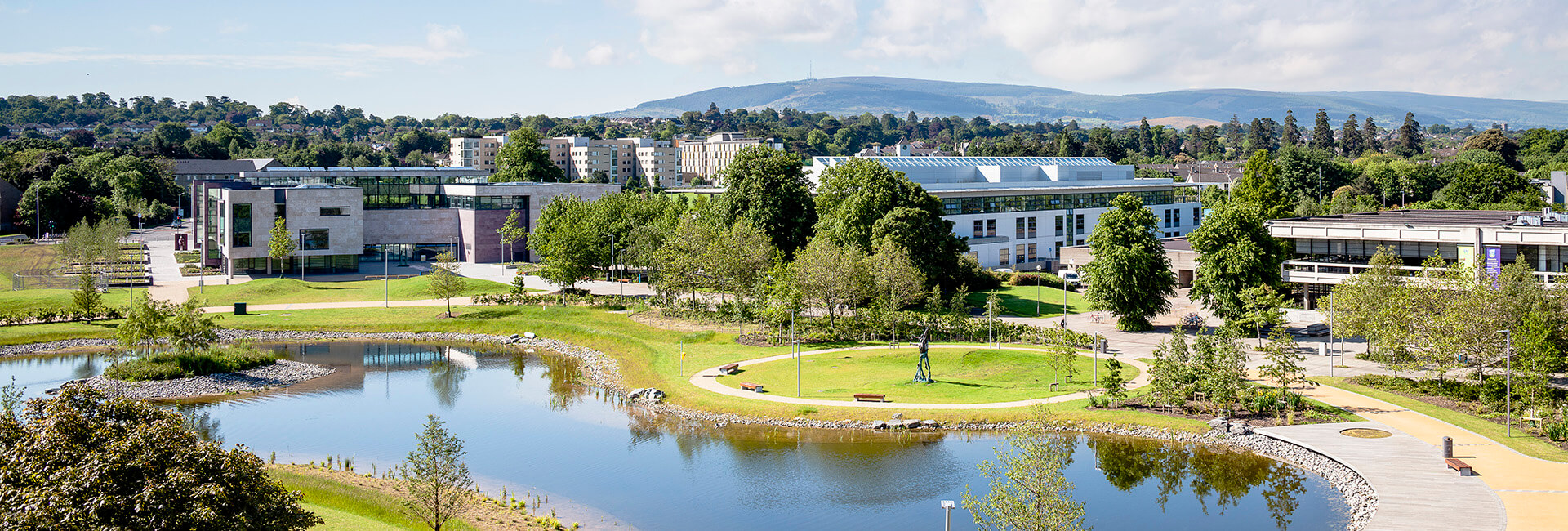 Overview of lake at UCD